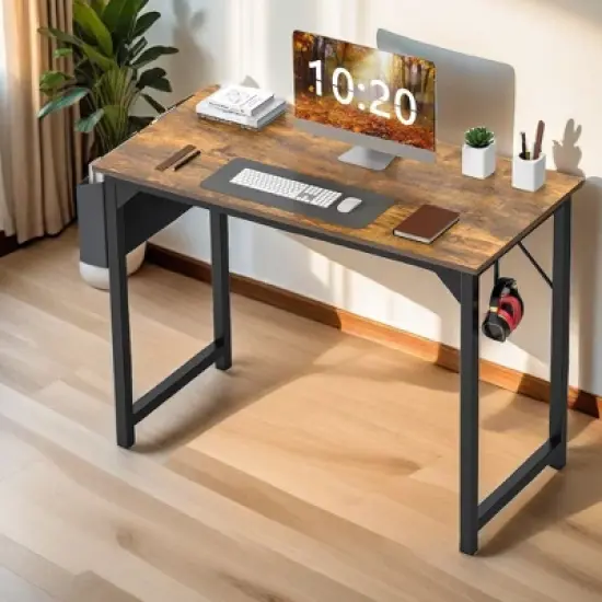 FONTOI Ergonomic Standing Desk, Height Adjustable Computer Desk with Control Panel image {11}
