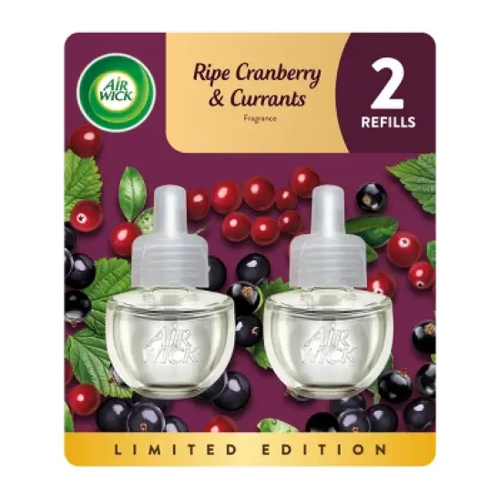 Air Wick Scented Oil Air Freshener Refills Cranberry & Currants - 1.34 fl oz/2ct image {8}