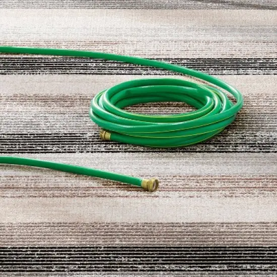 7'9" x 10'2" New York Patio Sofia Estelle Indoor/Outdoor Rug Gray/Mustard - Nicole Miller image {3}