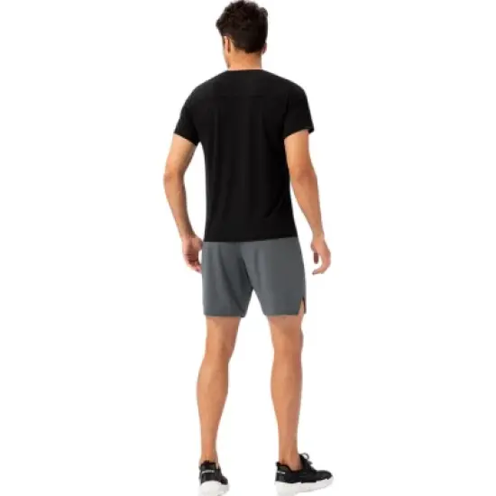 Anna-Kaci Active Men's Lightweight Crew Neck Short Sleeve Active T-Shirt with Breathable Stretch Fabric for Sports and Training image {7}