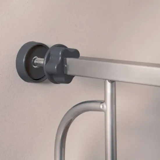 Regalo Extra Wide Easy Step Metal Walk Through Baby Gate - Platinum image {2}