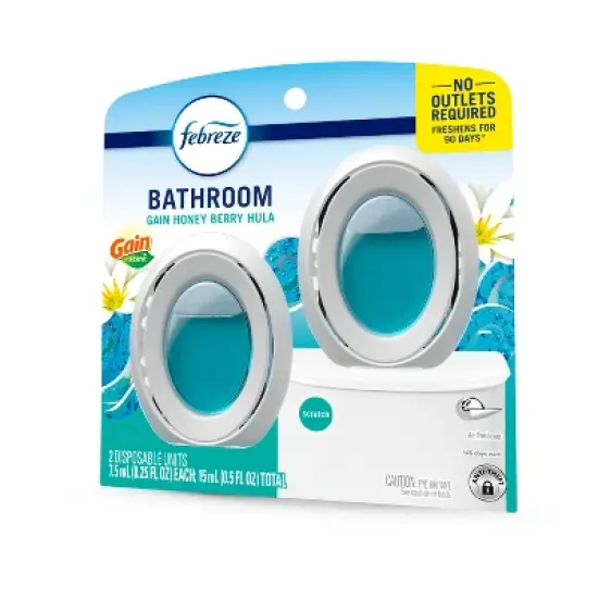 Febreze Honeyberry Hula Bathroom Air Freshener - 2ct image {12}