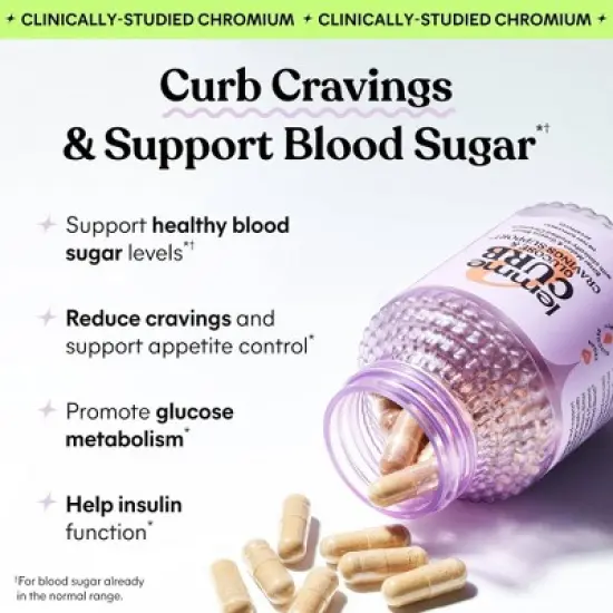 Lemme Curb Glucose and Cravings Support Capsules - 60ct image {2}
