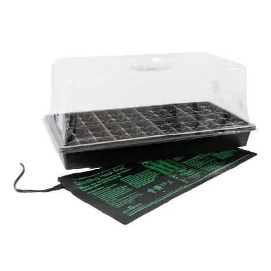 HYDROFARM CK64060 Germination Hot House with Heat Mat and MTPRTC Temp Controller image {1}