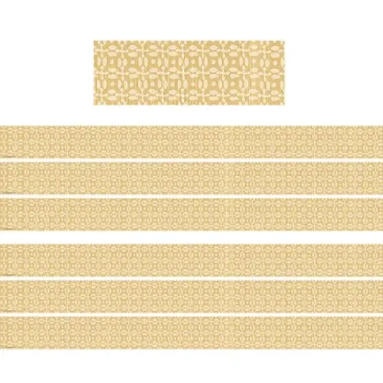 Teacher Created Resources&reg; Classroom Cottage Buttercup Straight Border Trim, 35 Feet Per Pack, 6 Packs image {4}