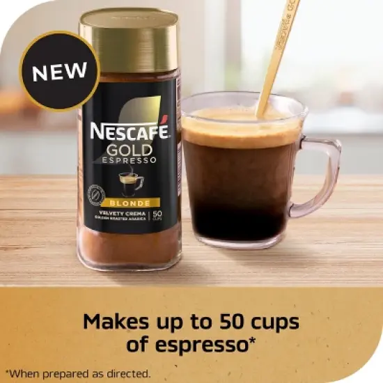 Nescafe Gold Blonde Espresso Roast Instant Coffee - 3.5oz image {2}