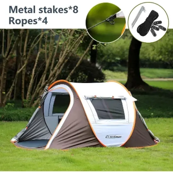 MaseiKar Camping Instant Pop Up Tent, 2 Person, Water Resistant Dome, Easy Setup for Camping Hiking and Outdoor, Portable with Carry Bag, 3 Season image {4}