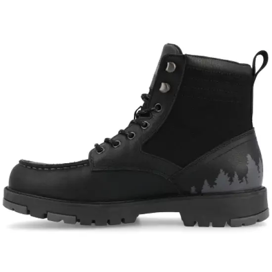 Territory Timber Tru Comfort Foam Water Resistant Moc Toe Lace-up Ankle Boot image {1}