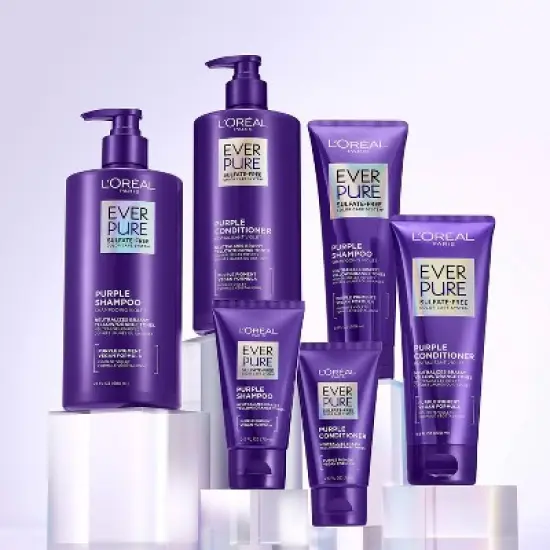 L'Oreal Paris EverPure Purple Shampoo & Conditioner Kit - 6.8 fl oz image {7}