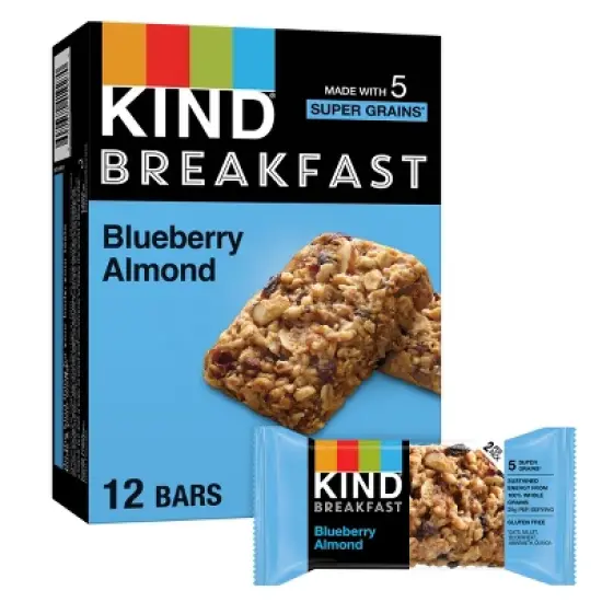 Kind Breakfast Blueberry Almond Bars - 6ct image {7}