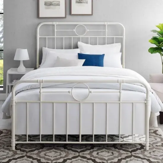 Raven Industrial Vintage Metal Pipe Bed - Saracina Home image {2}