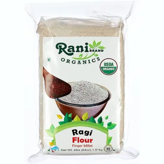 Organic Ragi (Red Millet) Flour - Rani Brand Authentic Indian Products image {6}