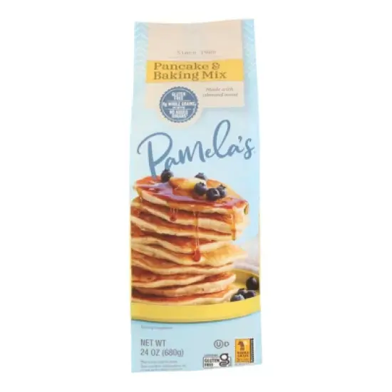 Pamela's Products - Baking and Pancake Mix - Wheat and Gluten Free - Case of 6 - 24 oz image {2}