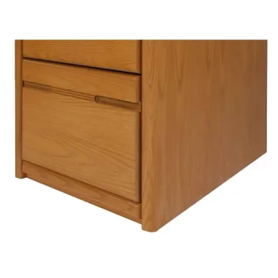 2 Drawer File Cabinet Brown - Martin Furniture image {4}