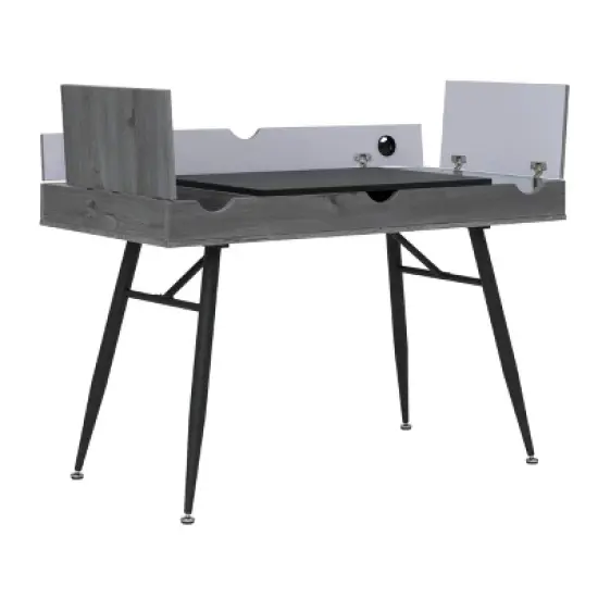 Nook Modern Office, Laptop and Writing Desk with Storage Compartments - Calico Designs image {9}