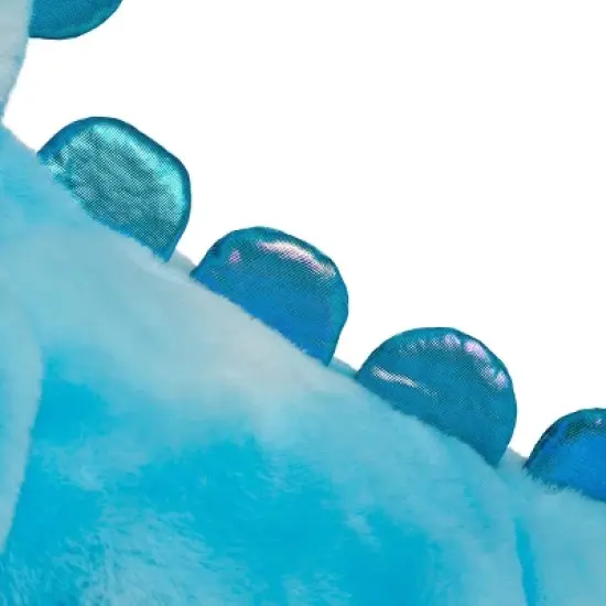 FAO Schwarz Glow Brights Toy Plush LED with Sound Blue Dinosaur 12" Stuffed Animal image {6}