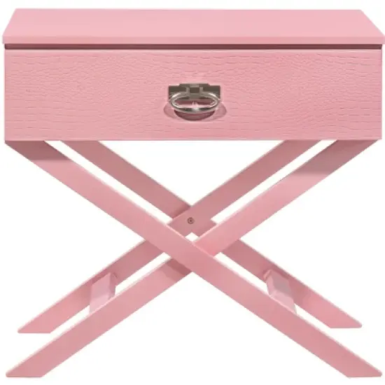 Passion Furniture Xavier 1-Drawer Nightstand (25 in. H x 16 in. W x 27 in. D) image {5}