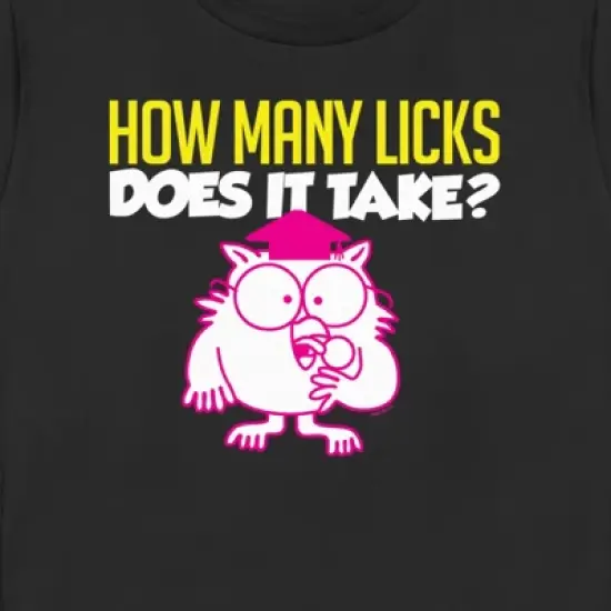 Women's Tootsie Pop Mr. Owl How Many Licks Does It Take T-Shirt image {1}