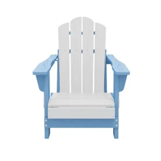 Hyleory Kids' Outdoor Adirondack Chair - Durable HDPE Kids' Patio Chair image {11}