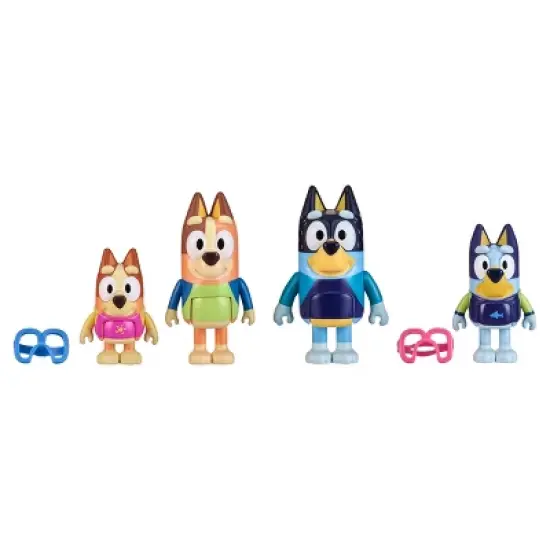 Bluey Family Beach Day Figures - 4pk image {7}