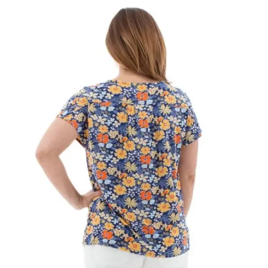 Aventura Clothing Women's Florine Short Sleeve V-Neck T-Shirt image {1}