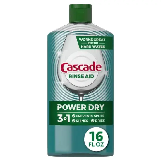 Cascade Power Dry Dishwasher Rinse Aid - 16 fl oz image {8}