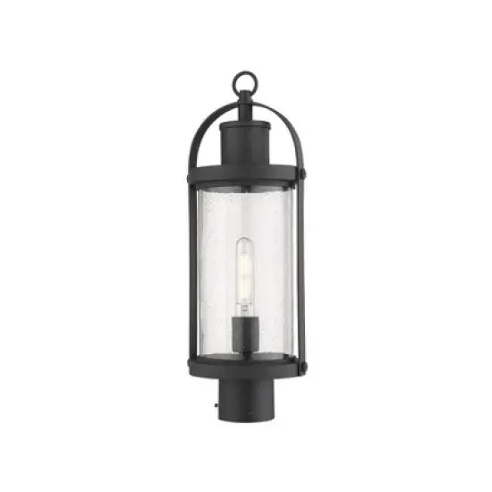Z-Lite Roundhouse 1 - Light Lantern in  Black image {1}