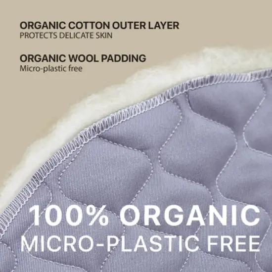 Evrloop Organic Baby Bouncer - Mist Grey image {2}