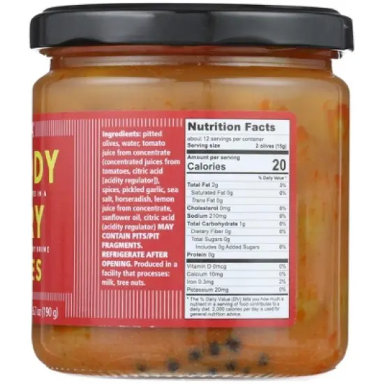 Divina Bloody Mary Olives - Case of 6/13 oz image {4}