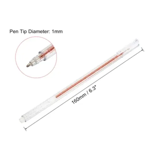 Unique Bargains 1mm Liquid Glitter Gel Pens Green/Brown/Black 9 Pcs image {1}