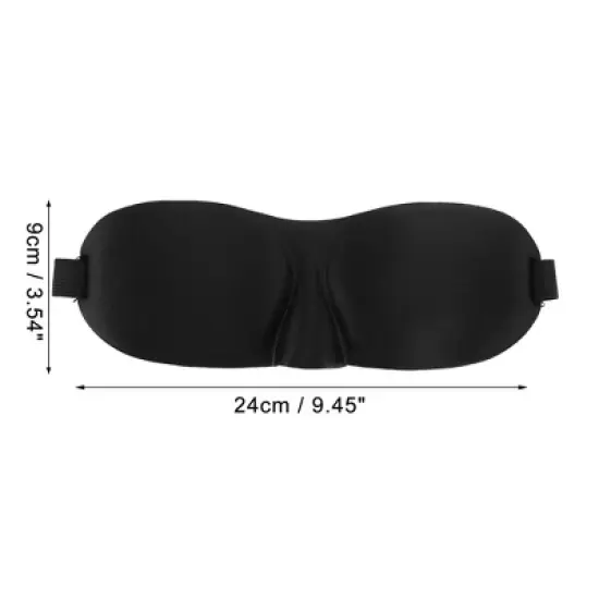 Unique Bargains Breathable Elastic Band 3D Sleep Mask 1 Pc image {3}