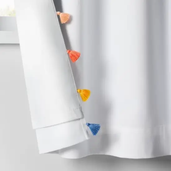 Blackout Tassel Kids' Curtain Panel - Pillowfort&trade; image {3}