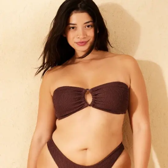 Women's Pucker Textured Bandeau Bikini Top - Wild Fable&trade; image {3}