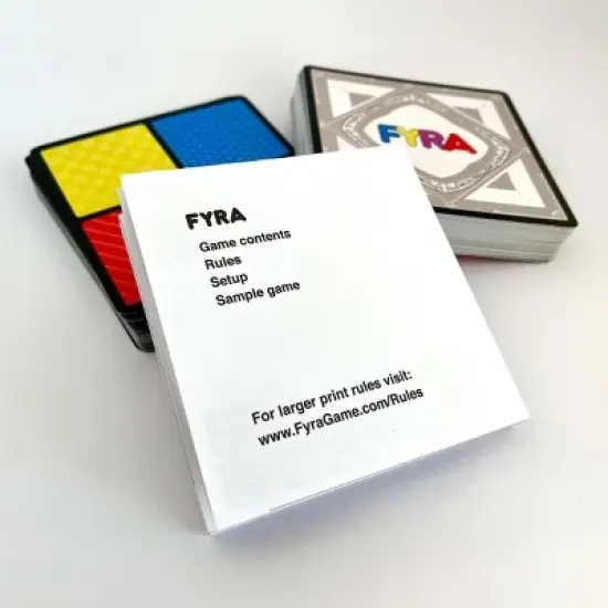 CubeFire LLC Fyra Matching & Stacking Card Game | 1-4 Players image {2}