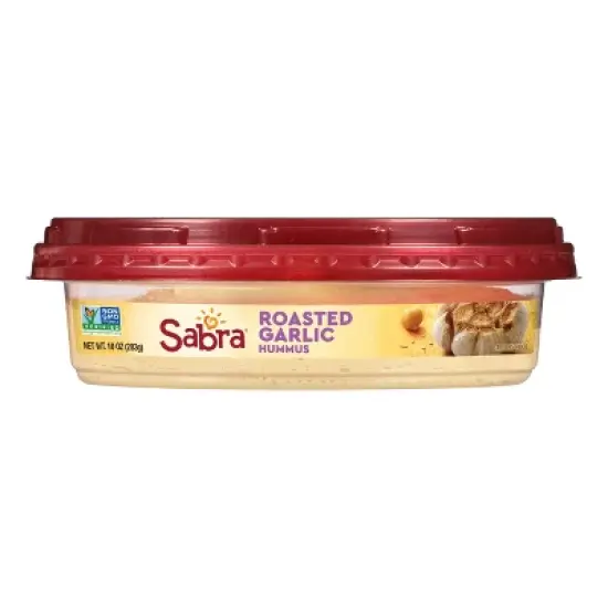 Sabra Roasted Garlic Hummus - 10oz image {2}