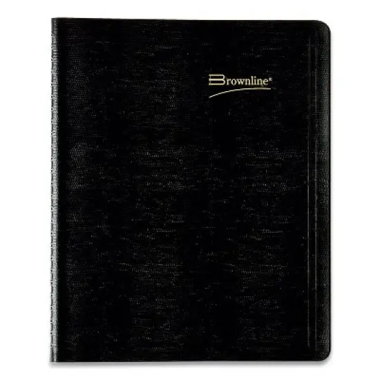 Essential Collection 14-Month Ruled Monthly Planner, 8.88 x 7.13, Black Cover, 14-Month: Dec 2025 to Jan 2027 image {2}