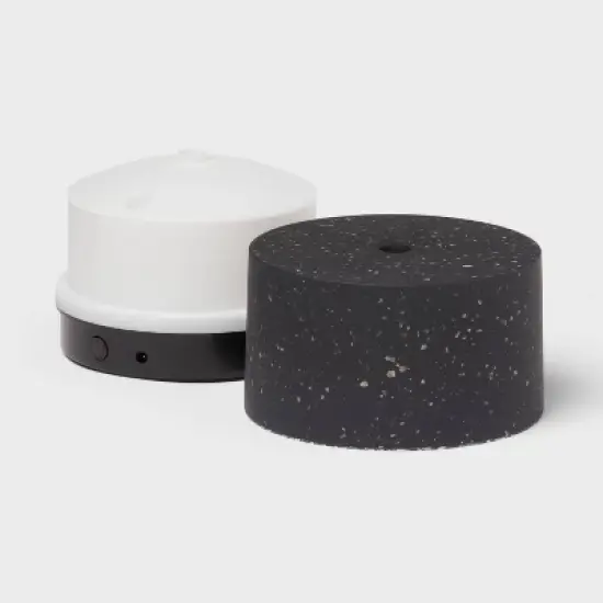 Black Terrazzo Essential Oil Diffuser - Threshold&trade;: Ultrasonic, Aromatic Mist, Auto Shut-Off image {2}