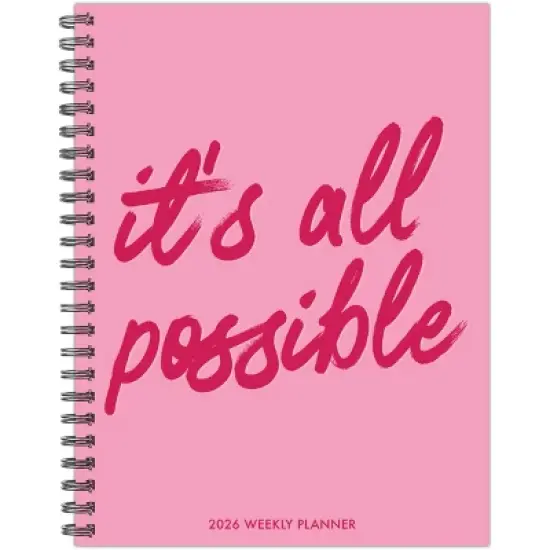 Willow Creek Press 6.5"x8.5" 2026 It's All Possible Weekly/Monthly Softcover Planner image {6}