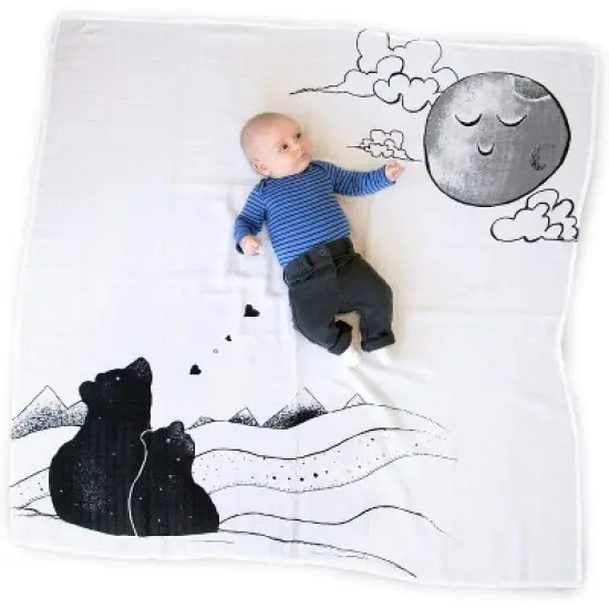 JumpOff Jo - 3-Piece Set, Swaddle Blanket, Security Bear, Monthly Photo Cards image {2}