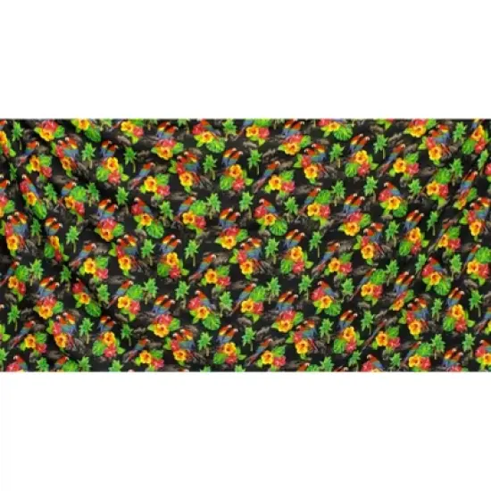 LA LEELA Men's Vacation Beachwear Lava Lava Sarongs Swimwear Cover Up Summer Long Holidays Wrap Vacation Pareo For Men One Size Black, Floral image {3}