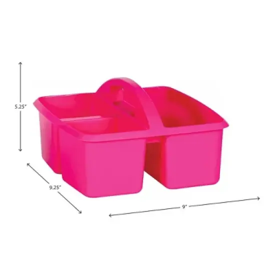 Teacher Created Resources&reg; Pink Plastic Storage Caddy, Pack of 6 image {4}