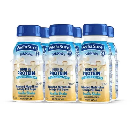 PediaSure SideKicks High Protein Nutrition Shake Vanilla - 6pk/48 fl oz image {2}