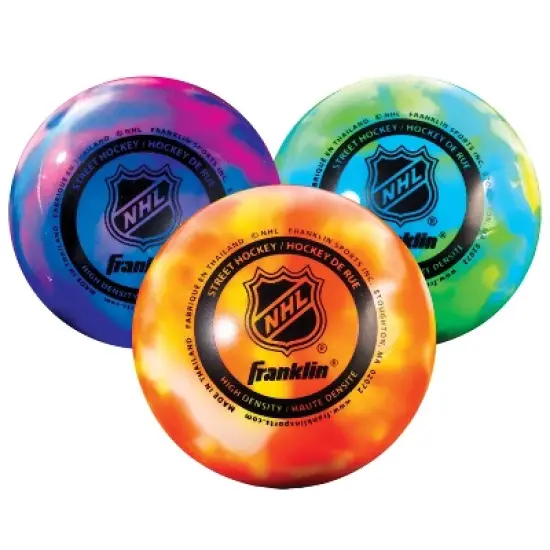 Franklin Sports Extreme Color Hockey Balls - 3pk image {8}