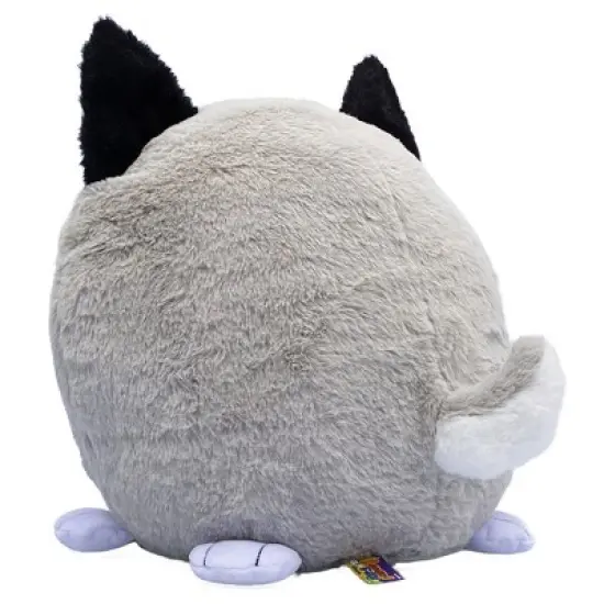 Hangry Petz: Cooper Husky - 12" Grey & White Animal Plush image {2}