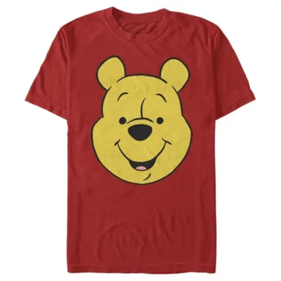 Men's Winnie the Pooh Bear Big Face T-Shirt image {4}