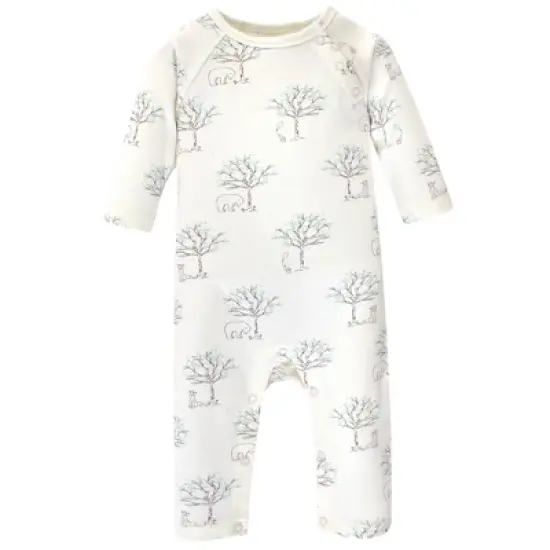 Touched by Nature Baby Organic Cotton Coveralls 3pk, Birch Tree image {2}