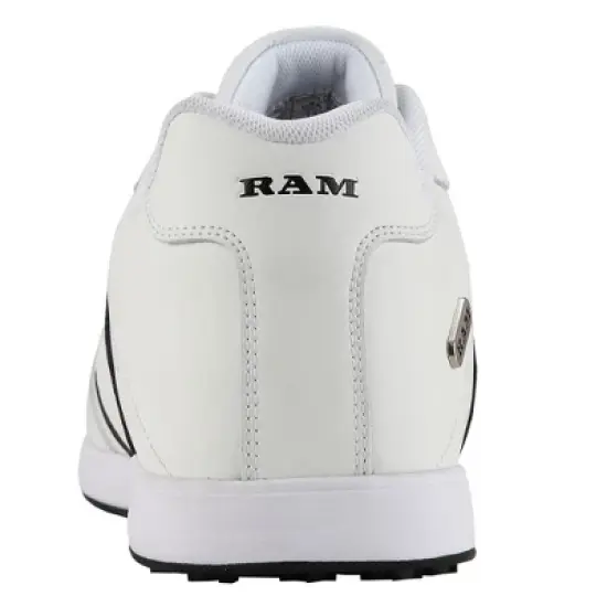 Ram FX Comfort Mens Waterproof Golf Shoes White image {3}