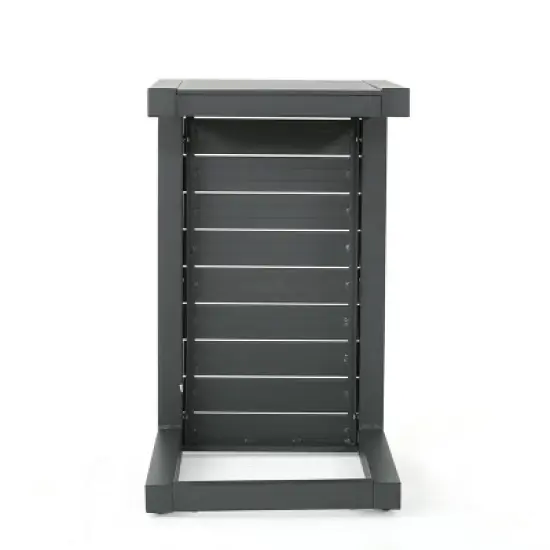 Wooakway Square Outdoor Side Table, Patio Coffee Table for Yard Garden image {7}