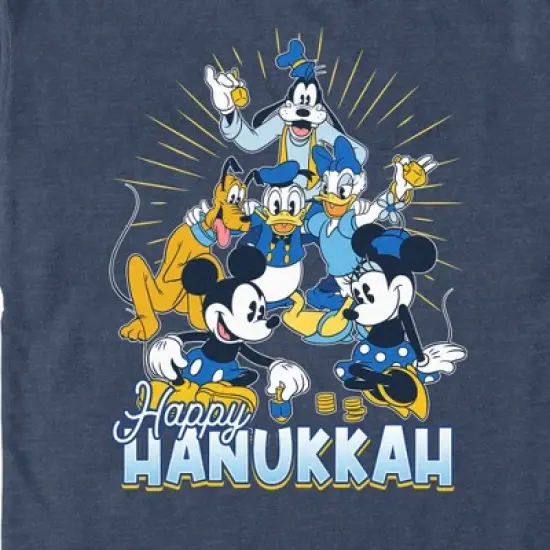 Men's Mickey & Friends Happy Hanukkah T-Shirt image {1}