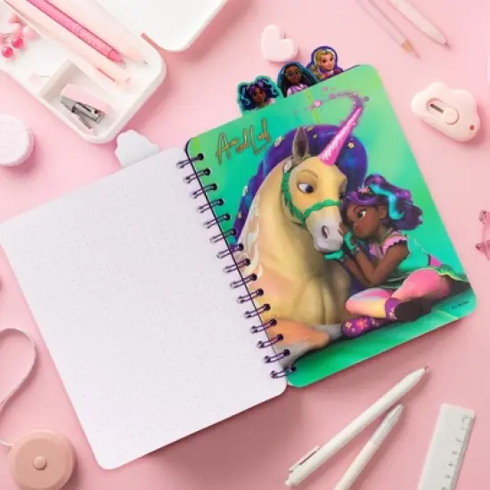 Inkology, LLC Unicorn Academy 4-Tab Spiral Notebook With 160 Dotted Sheets | 6 x 9 Inches image {7}